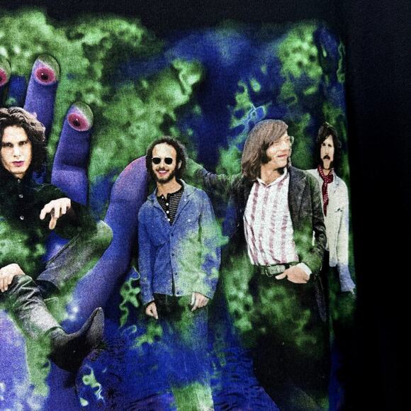 Vtg 90s The Doors Jim Morrison Single Stitch Mystical Hand Graphic T-Shirt Sz XL - Picture 6 of 12
